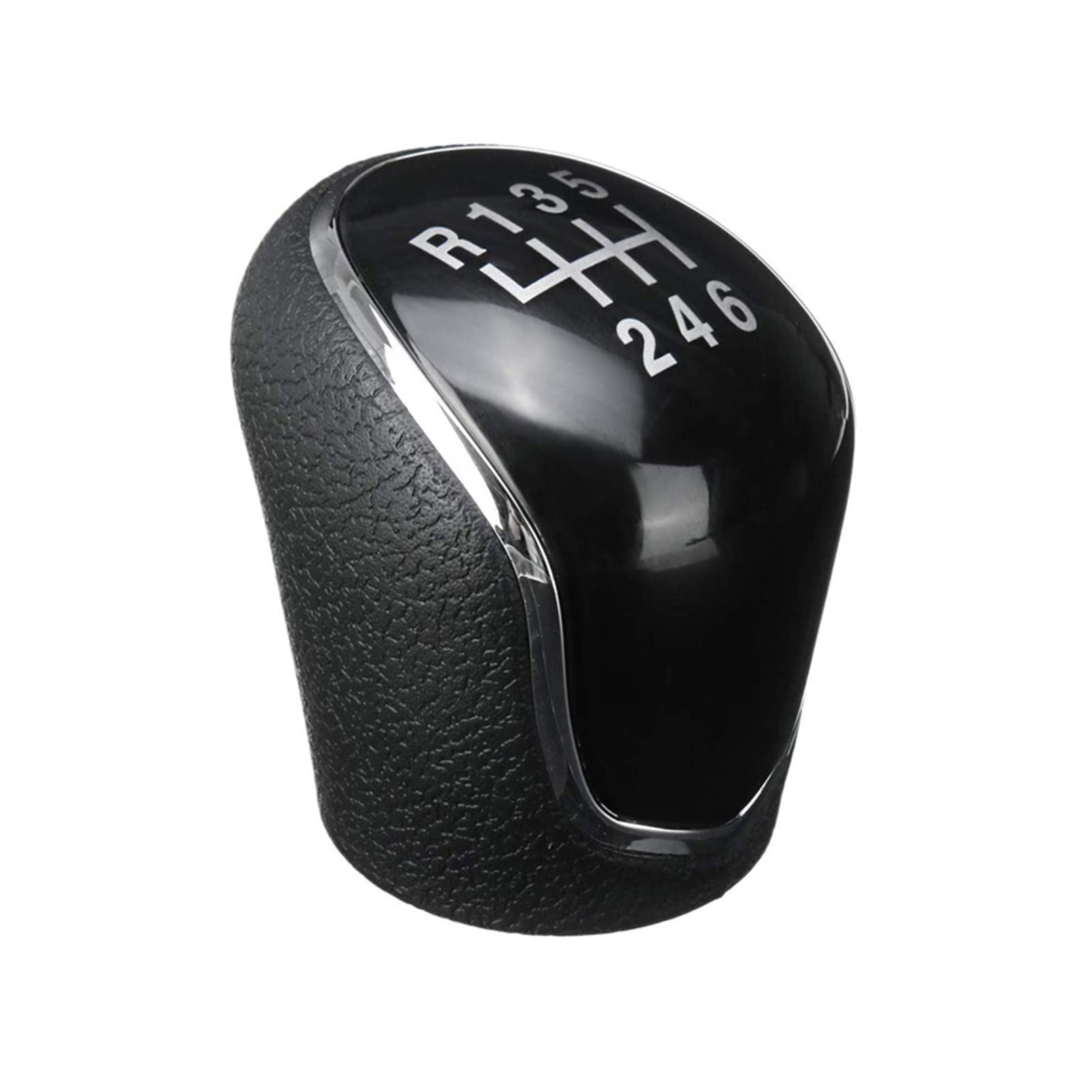 Zynther Automatic Shift knob 6 for Speed Gear Shift Knob Car Auto Manual Shifter Lever Stick Head Handball for Hyundai IX35 2012-2016(Black)