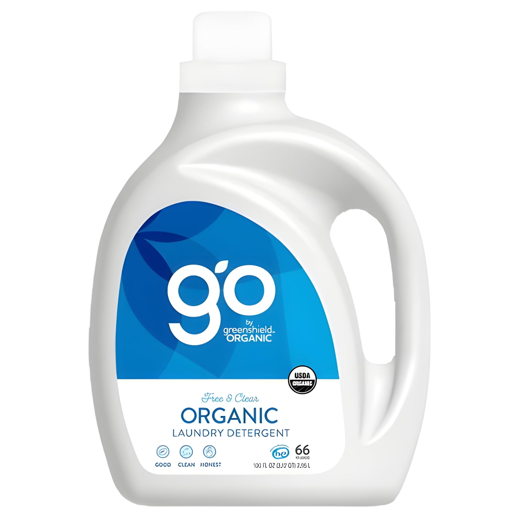Greenshield ecológica – Detergente 3 x concentrado 66 para 100 cargas libre & LD002, 100 oz, 1