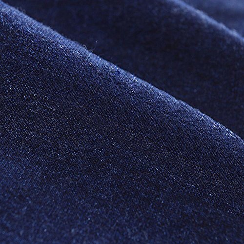 Fashion Boys Elastic Comfortable Denim Solid Casual Jeans3