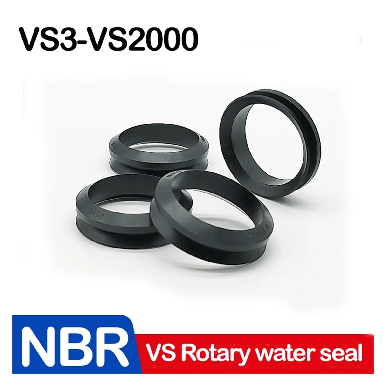 Junta de sellado Junta tórica de sellado tipo manguito de caucho NBR (caucho de nitrilo butadieno) for eje rotativo de agua, modelos VS5-VS20-VS22-VS25-VS30 VS199 Junta de sellado(VS-180(1pcs))