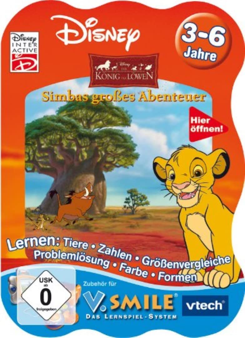 Vtech 80-092104 - V.Smile Lernspiel König der Löwen