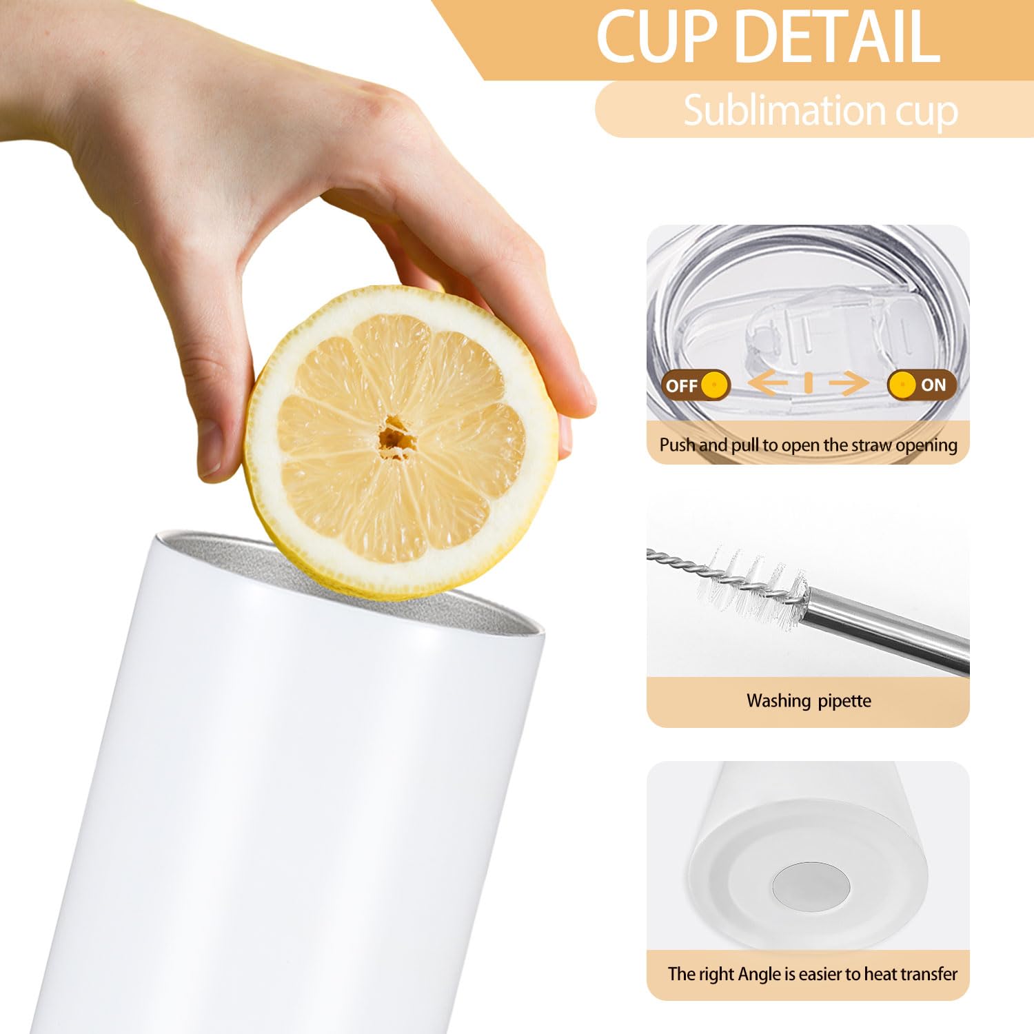 Vasos De Sublimación Delgados De 20 Oz, Vasos De Sublimación | Envío Gratis