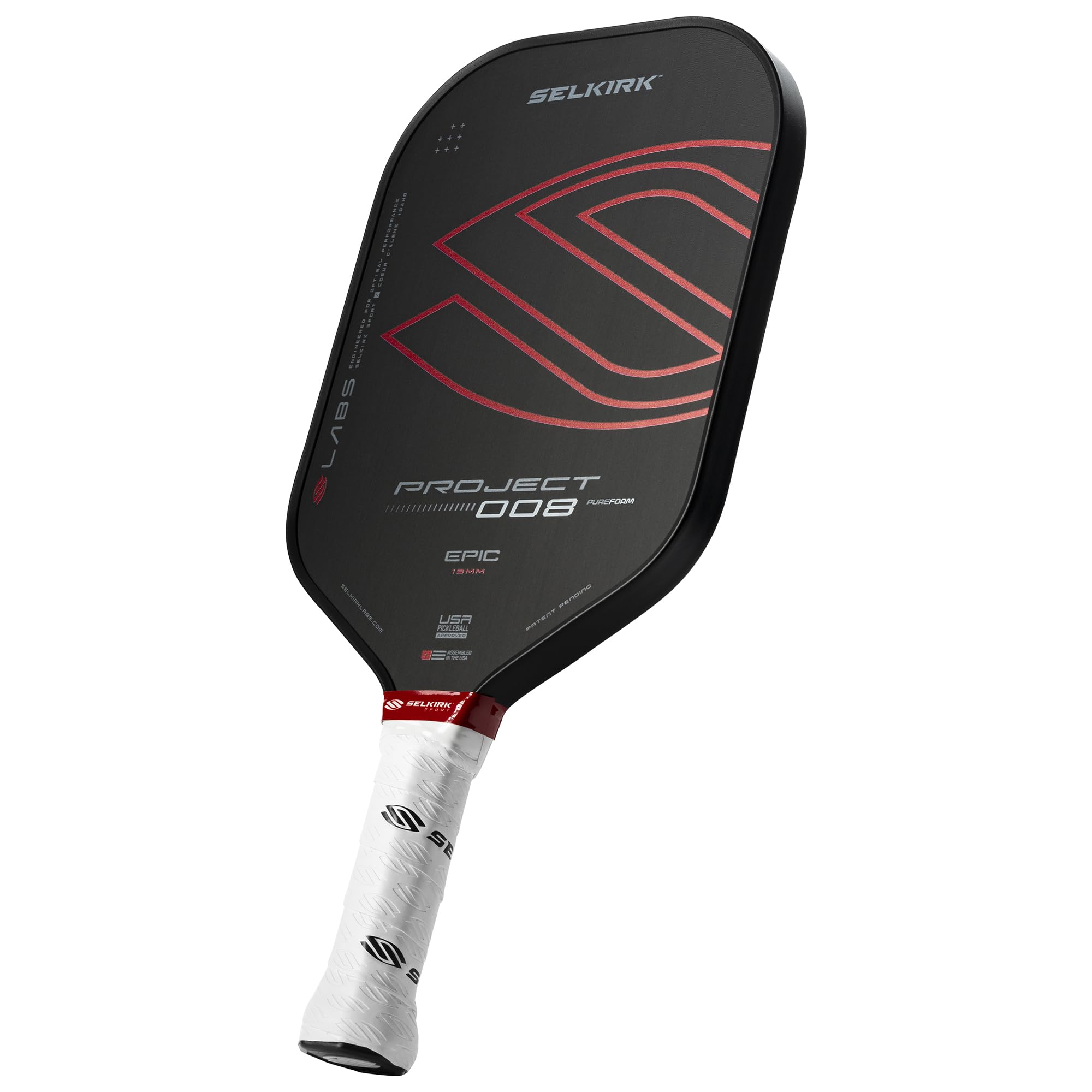 Selkirk Sport Labs Project 008 Pickleball Paddle | Carbon Fiber | Epic 13mm
