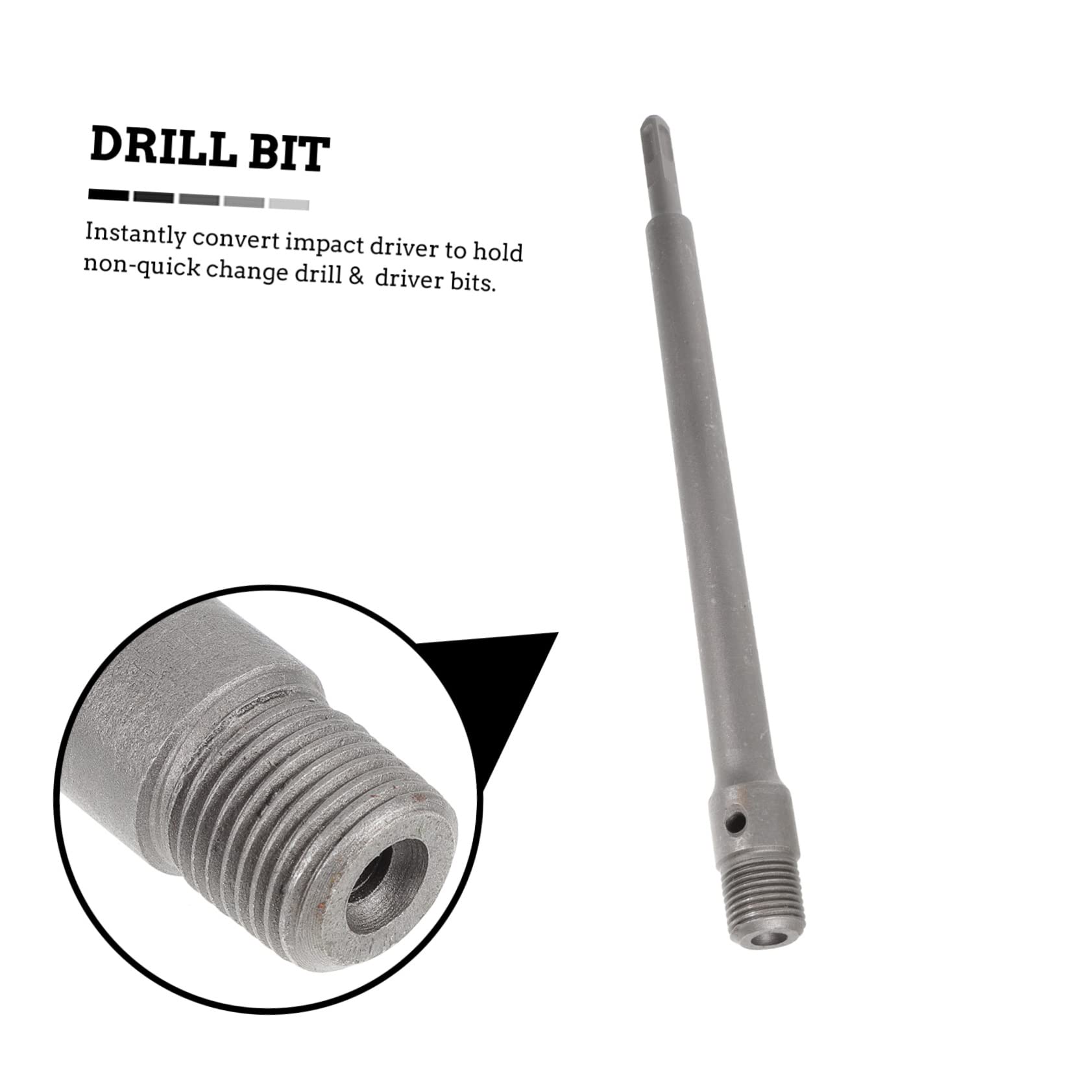 Uonlytech 2 Set Di Punte Da Trapano Per Calcestruzzo Kit Di Apertura Fori Ad Alta Velocità Adattatore Per Filettatura Esterna Per Muratura E Parete