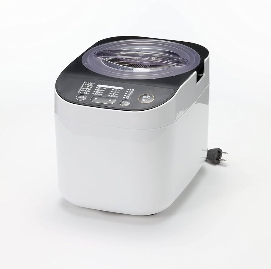 Amazon | 精米機 家庭用 銘柄純白づき 対応 コンパクト 簡単操作