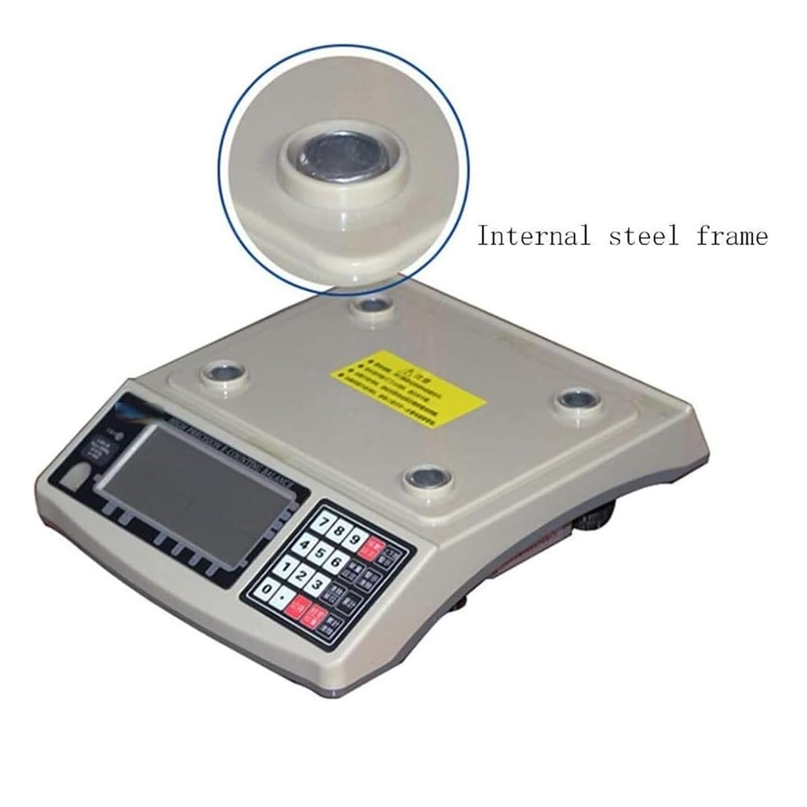 Balance électronique numérique, Balance électronique LED Haute définition pour supermarché, Snacks, Magasin de Fruits, limites supérieure et inférieure, Signal sonore et,