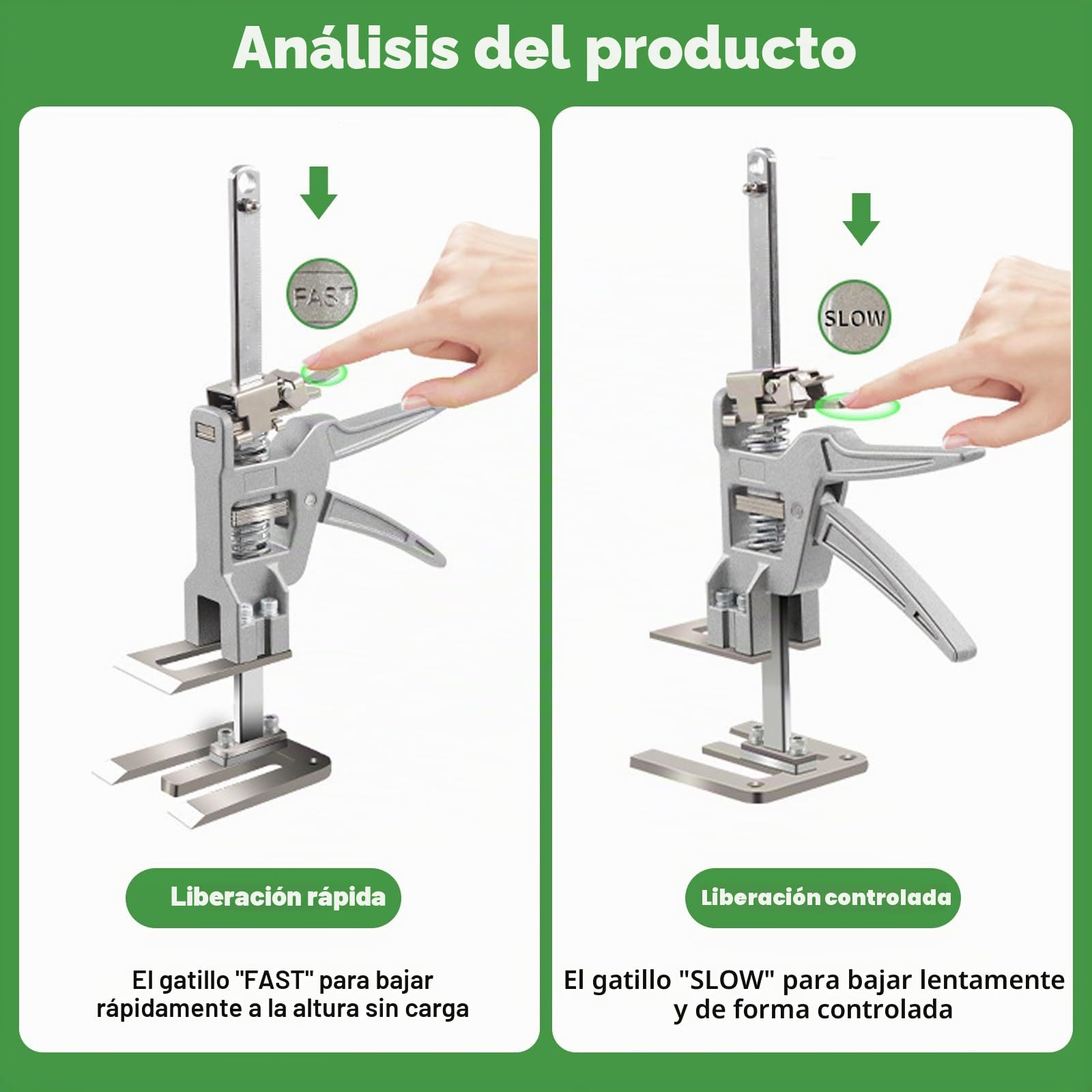 Brazo ahorrador de Trabajo, 2 Piezas Brazo Elevador de Herramientas manuales con Escala, hasta 400 kg, Multifunción Levantador de Azulejos, para Paneles de Puertas, Armarios, Azulejos de Pared, etc