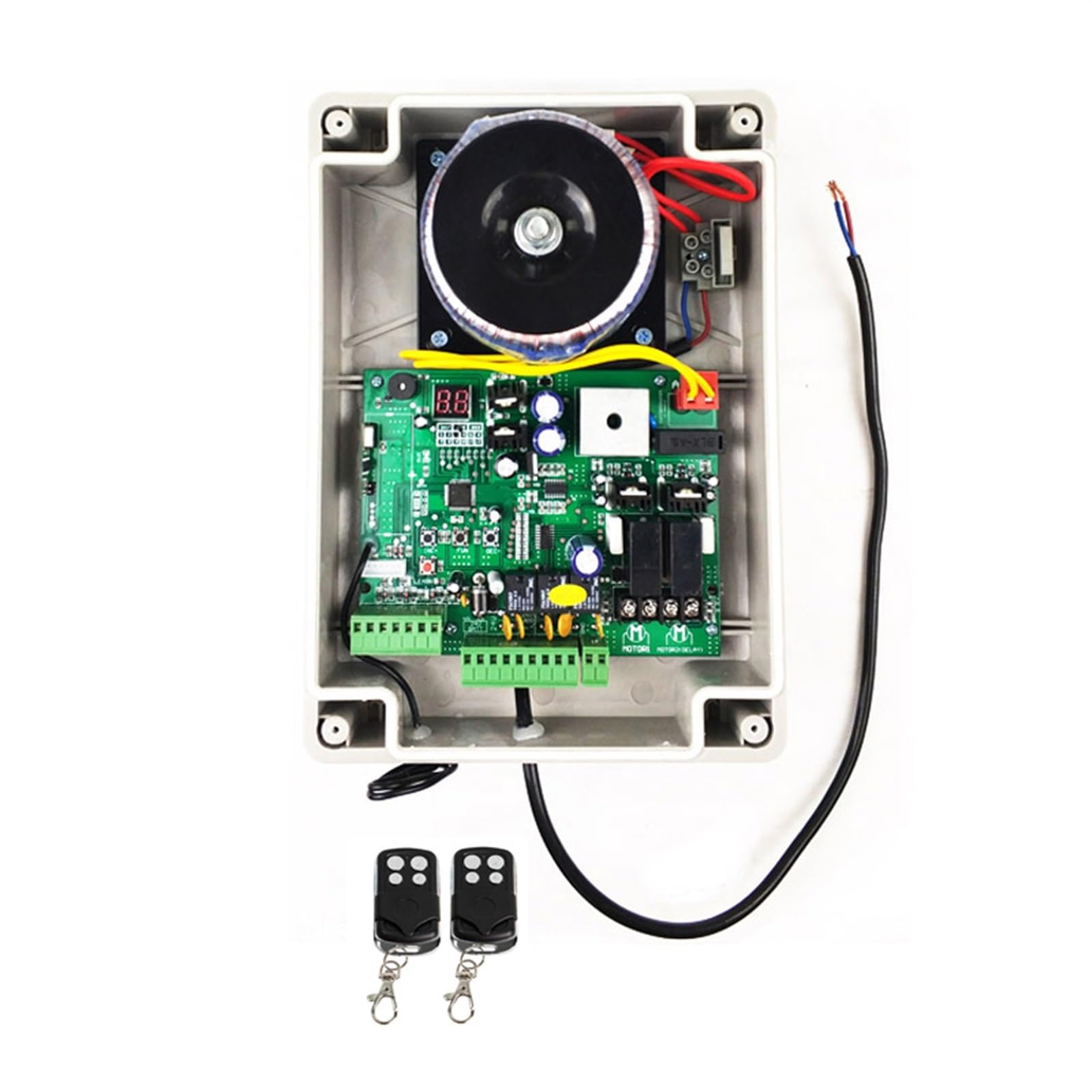 Apriporta da Garage, Apriporta automatico a battente singolo - 10 piedi di lunghezza 450 libbre Apriporta con serratura elettrica con controllo Wi-Fi solare(Army Green)