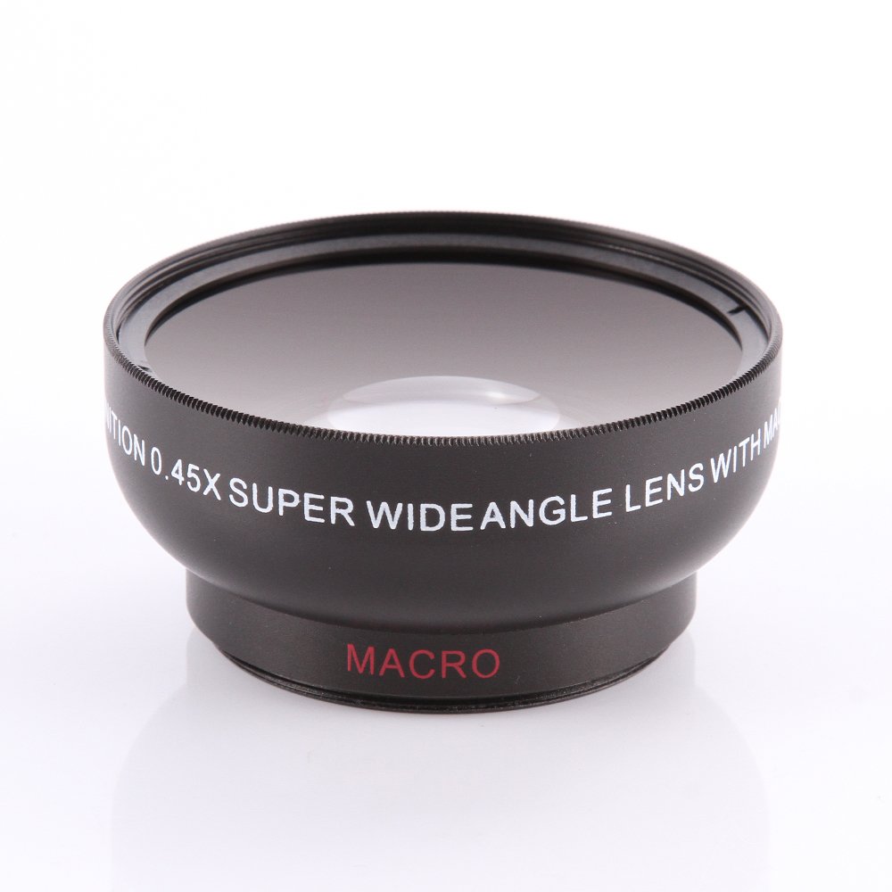 FOTGA - Obiettivo grandangolare e macro da 46 mm, 0,45 x 46