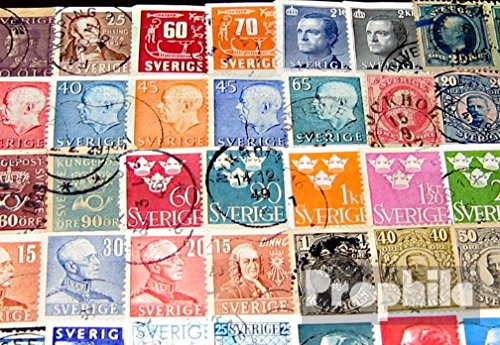 Prophila Collection Svezia 100 Diversi Francobolli...