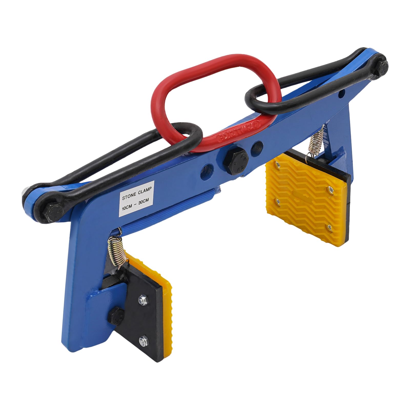 Alicates de desplazamiento de 300 kg, elevador de adoquines, mango doble, pinza para bordillos de elevación ajustable, diámetro de apertura ajustable de 10 a 30 cm, ayuda de elevación, adecuado