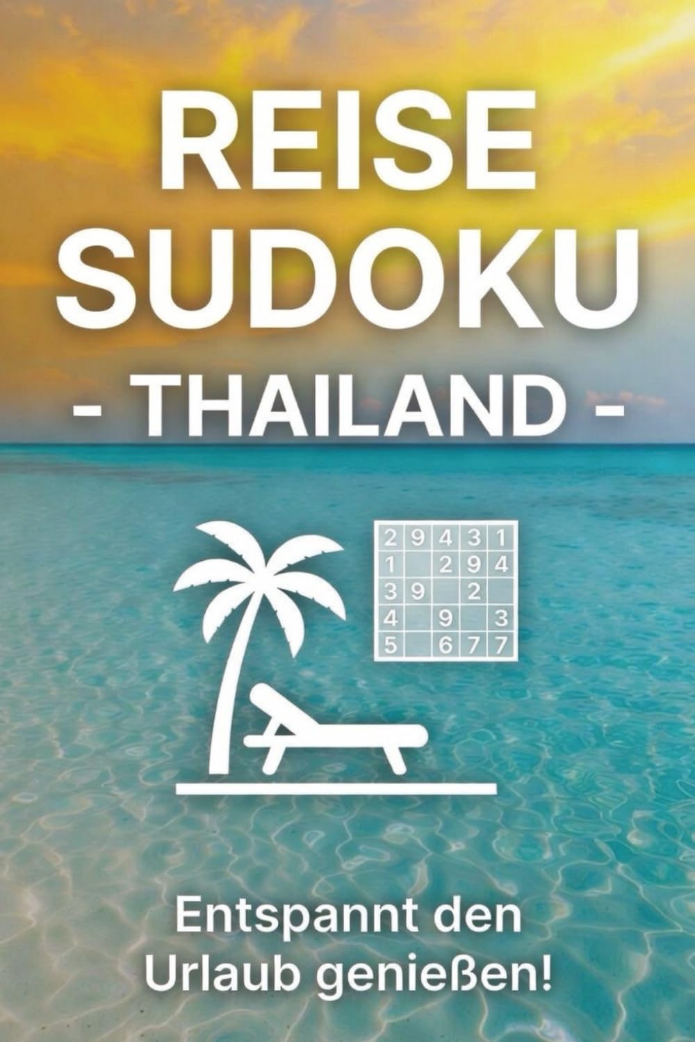 Reise Sudoku Thailand - Entspannt den Urlaub genießen!: 85 entspannende Sudokus für Unterwegs & Urlaub: Leicht bis schwer inkl. Lösungen | Mit ... zum Relaxen in Thailand & tolle Geschenkidee