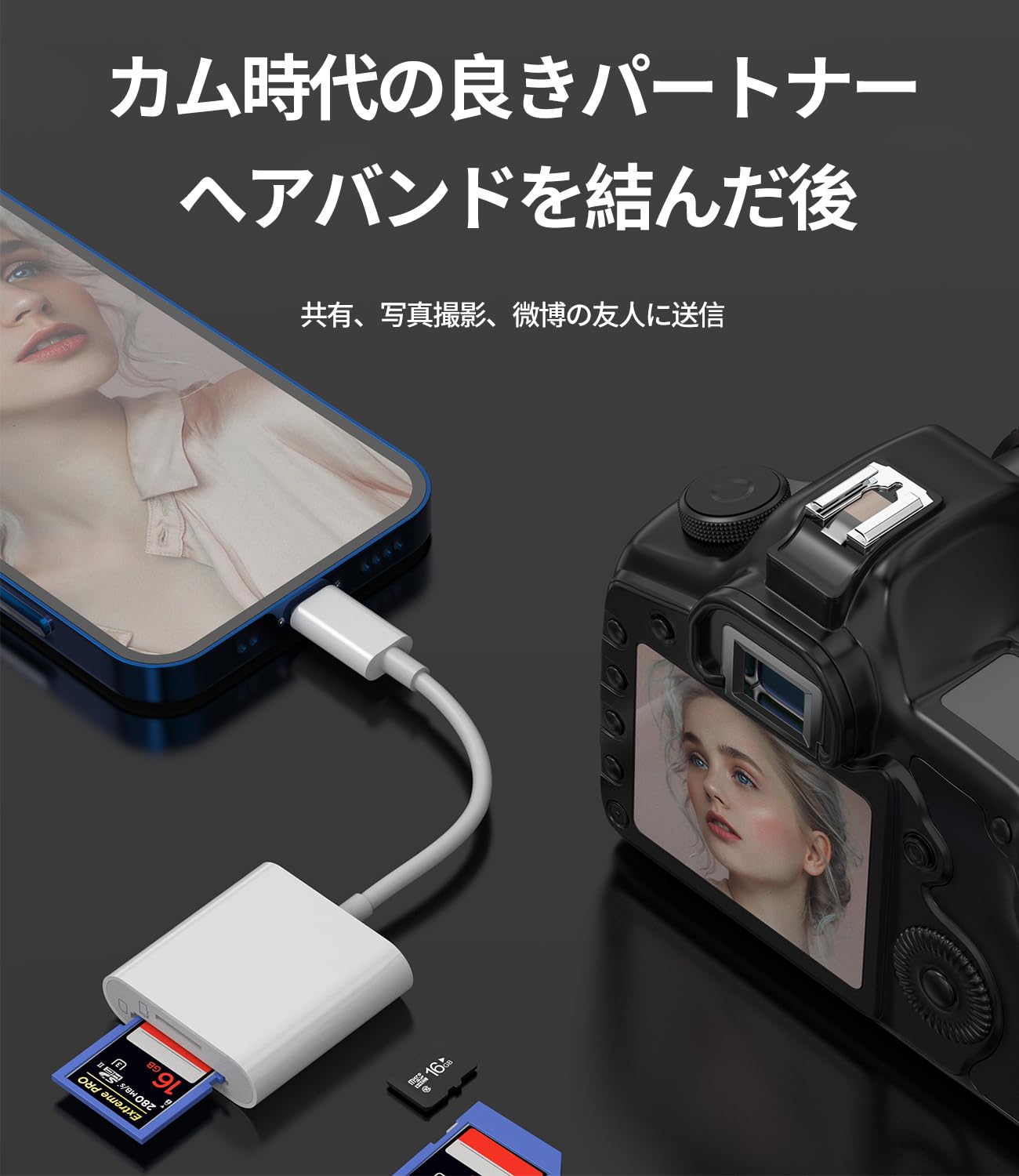 Amazon.co.jp: SDカードリーダー Lightning（2個入り）対応iPhone 14