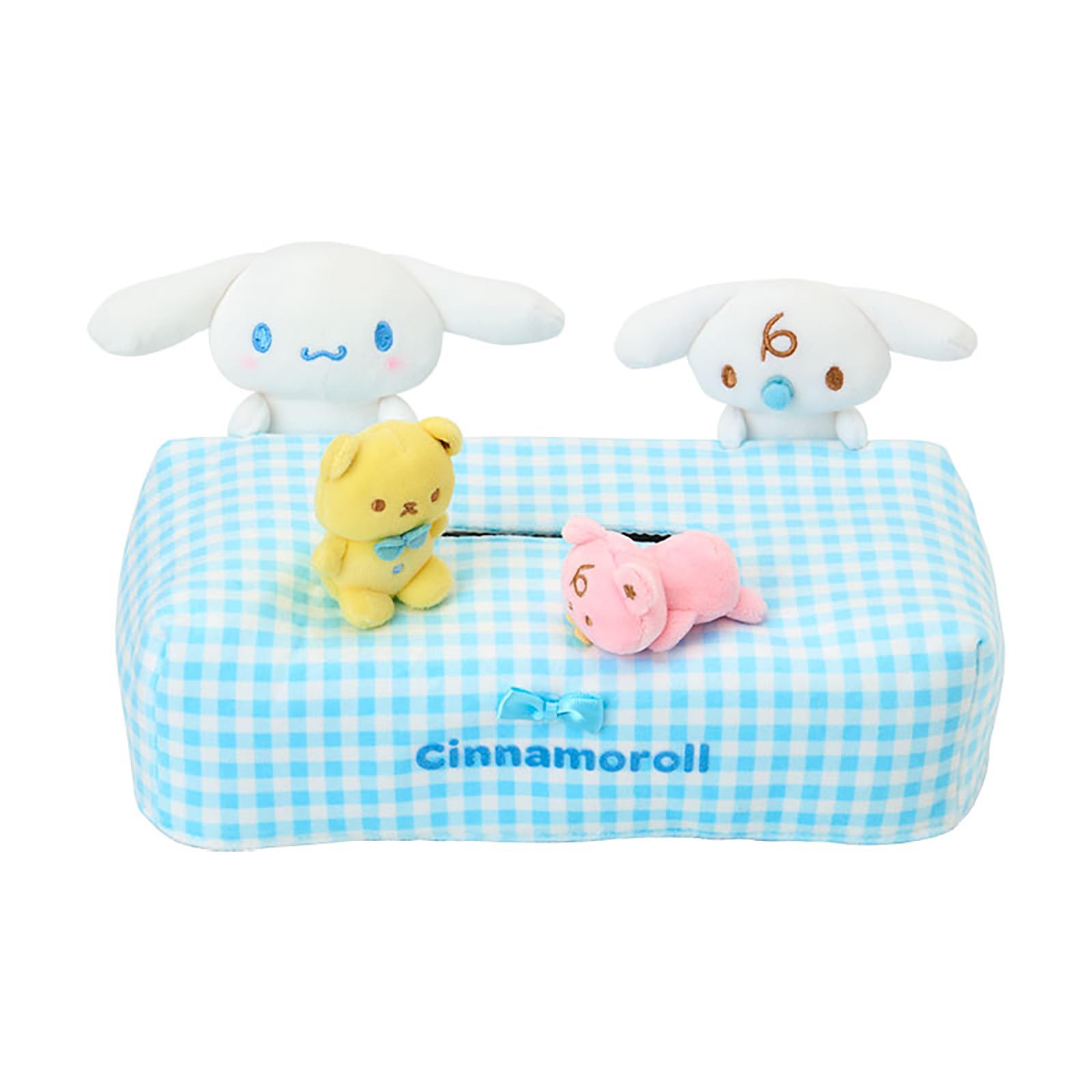 Sanrio Cinnamoroll Tissue Box Cover Plush Mascot Polyester Pale Blue Japan