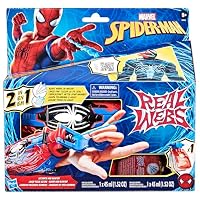 Spider-Man Marvel Real Webs Super Web-Blaster, 2-in-1 Blaster, Rollenspielzeug, Kostüm, Spielzeug, Rot und Blau – Ansicht 2