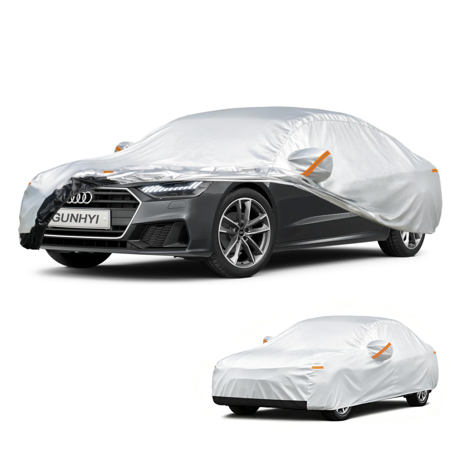 GUNHYI Car Cover Custom Fit Audi A7 Sportback (2010-2026) Waterproof for Automobiles, Oxford Sun Rain Dust Snow Protection (Ships from US Warehouse, Delivery 3-8 Days)