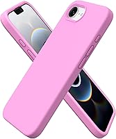 Vista 25 de ORNARTO Funda compatible con iPhone 16e de 6.1 pulgadas (2025), silicona líquida de 3 capas cubierta completa de goma de gel suave, funda protectora