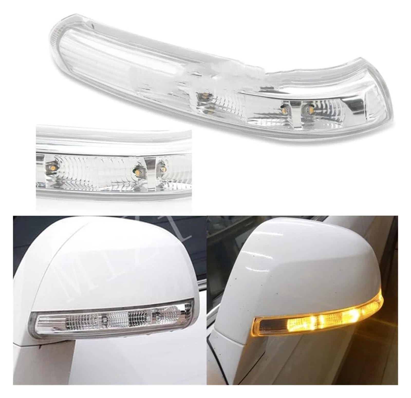 Indicatore Direzione Specchietto Per Chevrolet Per Captiva 2007-2016 Per Blink LED Lampada Specchietto Laterale Auto Vista Posteriore Indicatori Direzione Luci Posteriori(Left and Right)