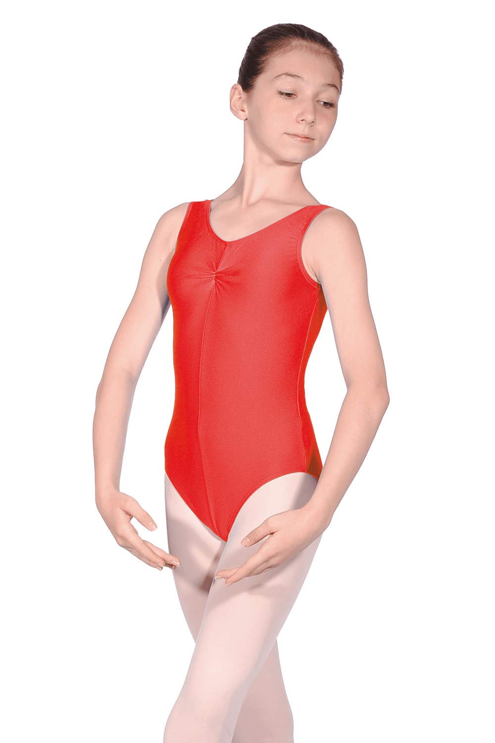 Roch Valley Sheree Nylon/Lycra Leotard Red Age 7-8 122-128cm (1b)