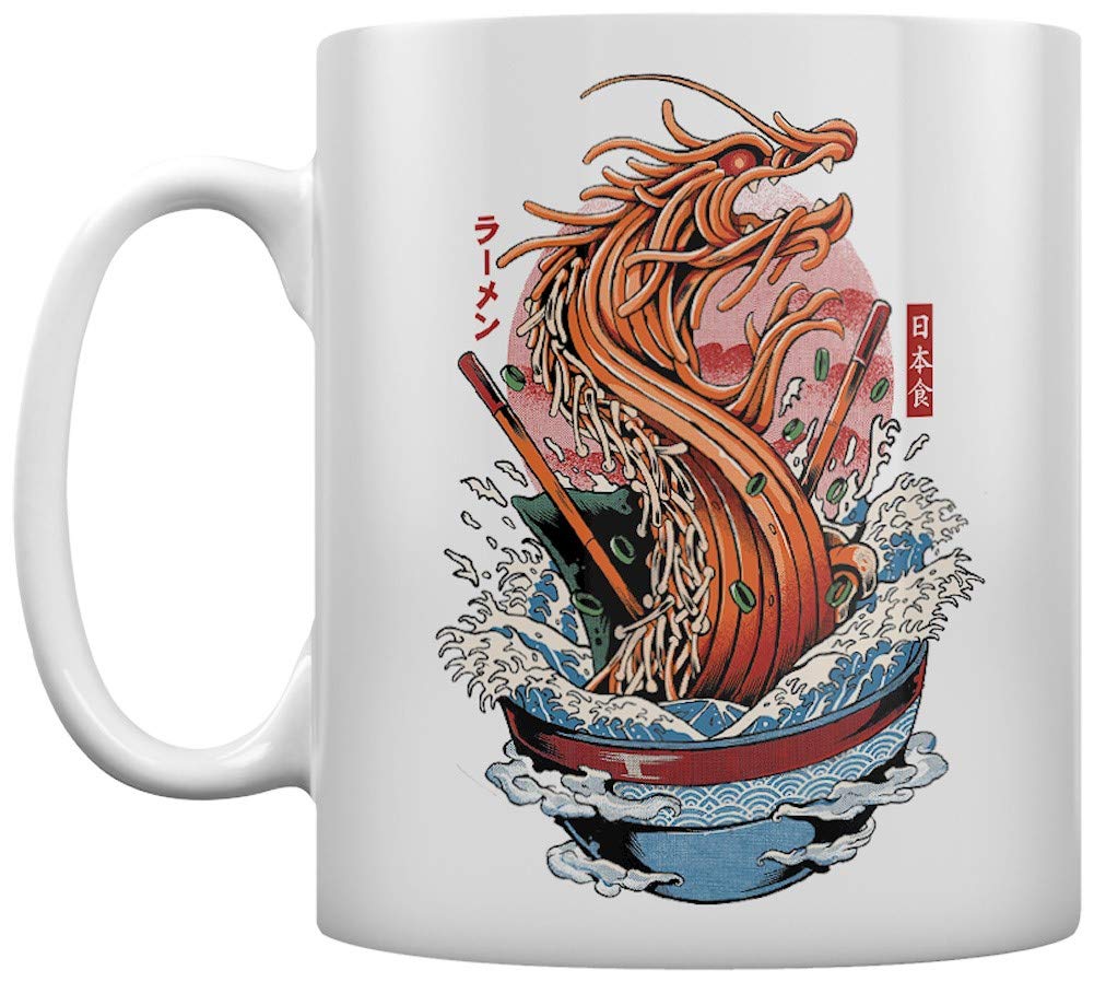 Pyramid International Colour Ilustrata (Dragon Ramen) Mug - 10Oz / 315Ml Ceramic Mug - One Size
