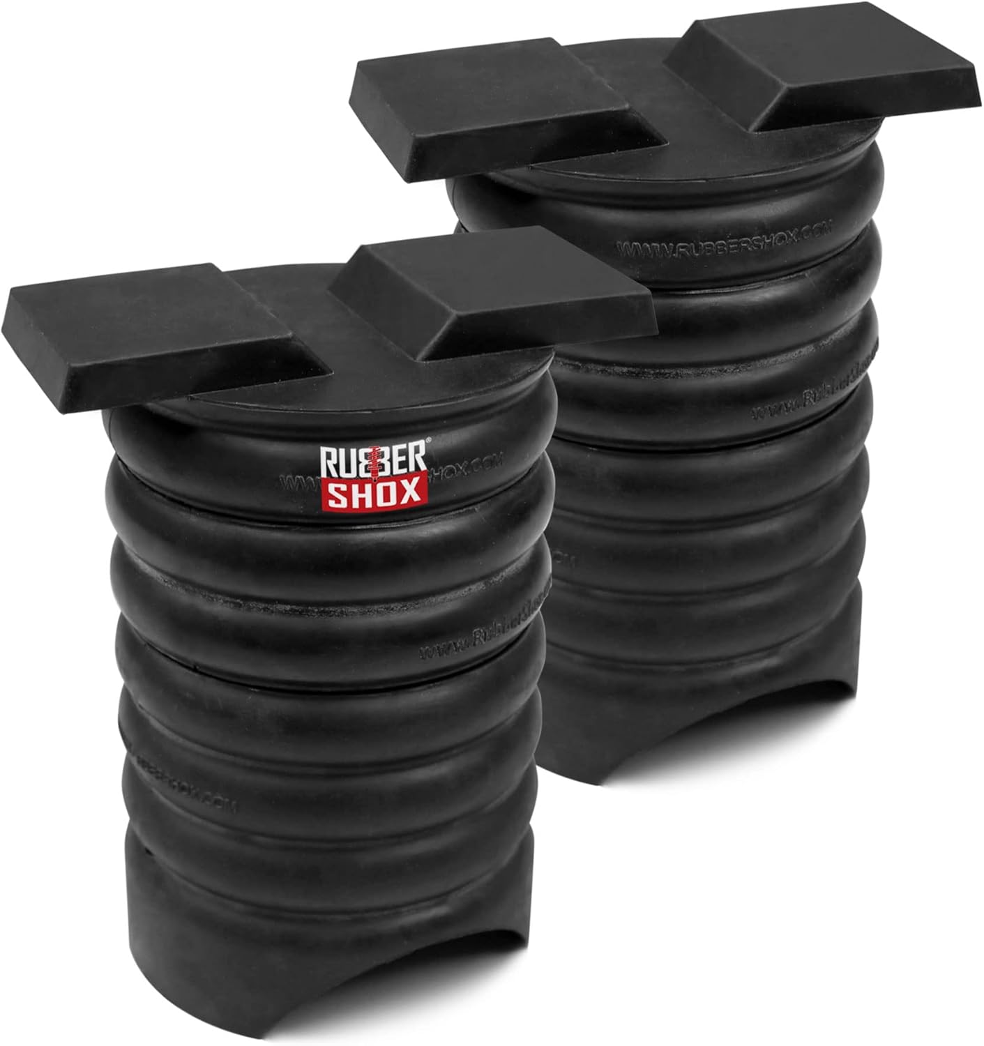 Rubbershox Modular Natural Rubber Rear Bump Stop for Mercedes Benz Sprinter 2500/3500 | Suspension Enhancement System | 8000 Ibs Capacity at 50% Compression (4”Sprinter)