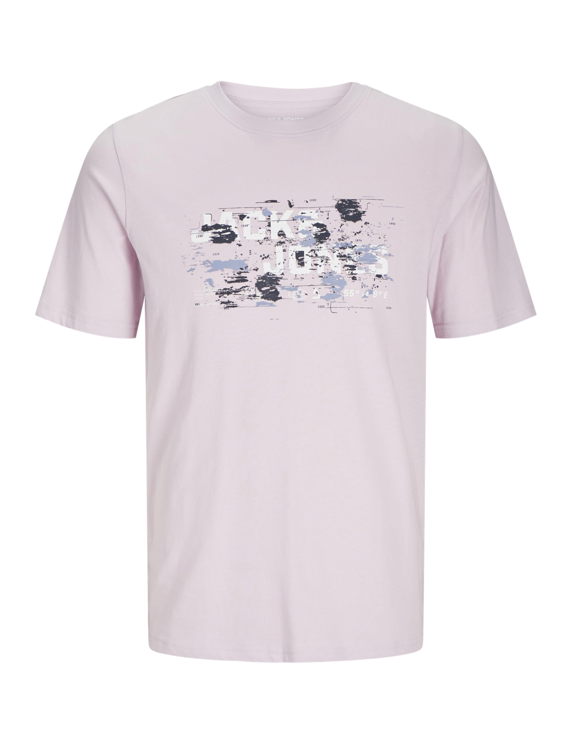 JACK & JONES Jcooutdoor SS Crew Neck Sn Logo T-Shirt, Winsome Orchid, M, Men's, Winsome Orchid., M