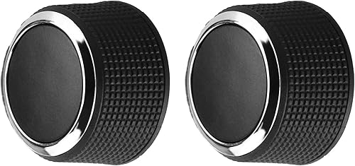 Miniatura 7 de 2 perillas de control de volumen de radio trasera, sintonizador de radio, perillas estéreo para compatible con Chevy Suburban Silverado 1500 2500