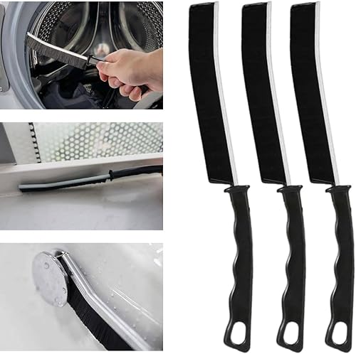 Cepillo de limpieza de hendiduras de cerdas duras, cepillo de limpieza de huecos multifuncional, herramienta de cepillo de limpieza de esquinas,