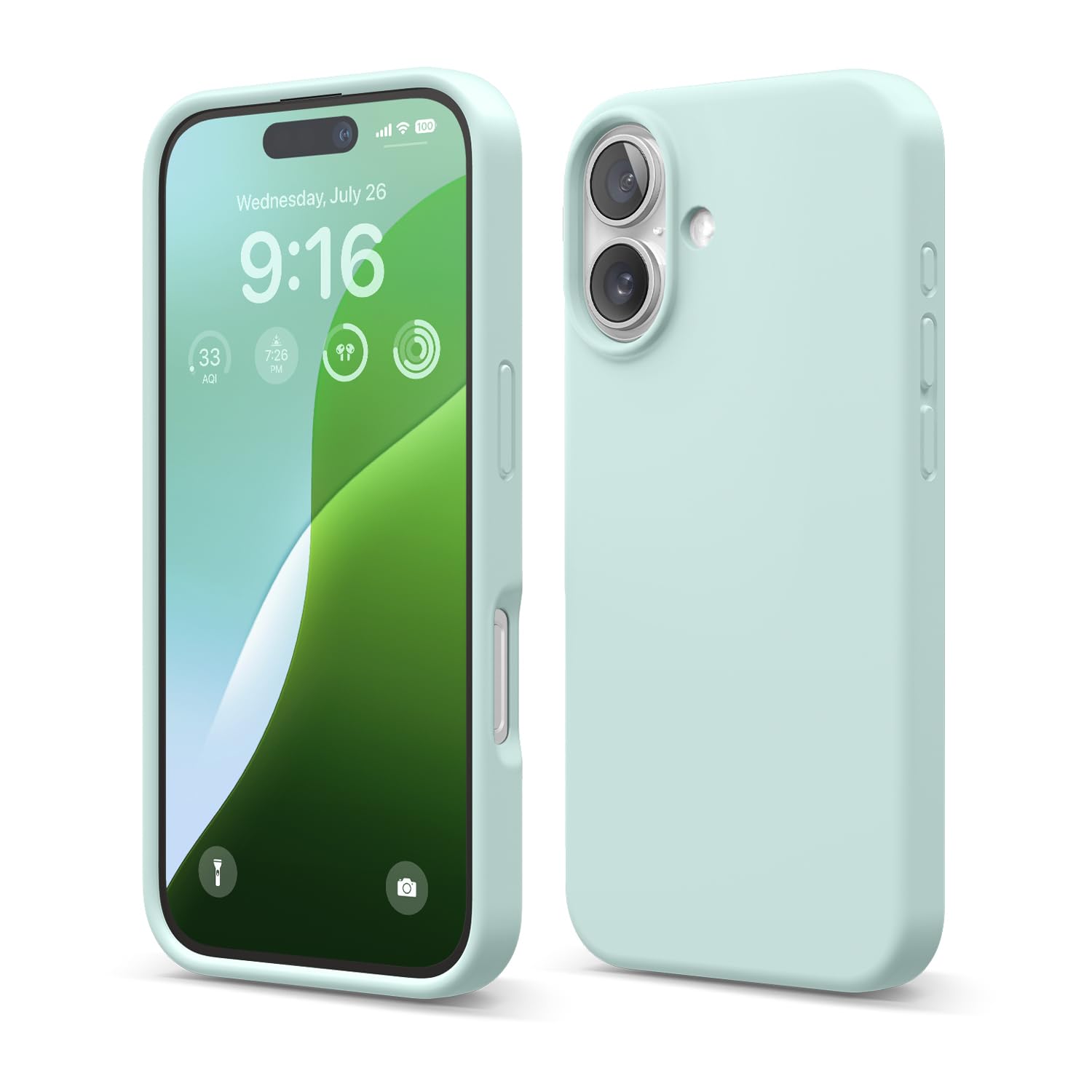 elago Compatible with iPhone 16 Case, Premium Liquid Silicone Case, Full Body Protective Cover, Shockproof, Slim Phone Case
