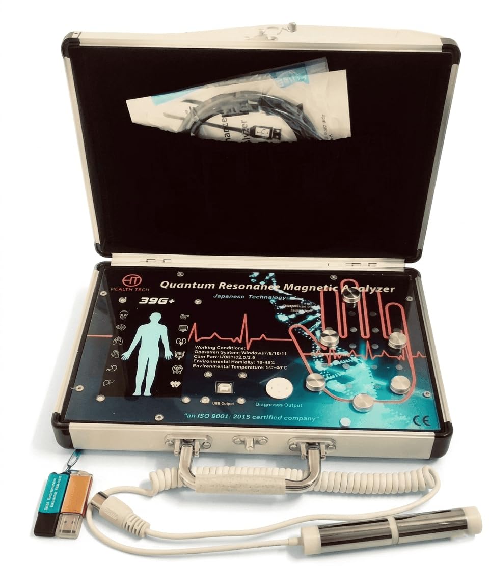 39G+ Quantum Health Analyzer Machine Full Body Scan with Rod Sensor (Model 2In1)-image-3