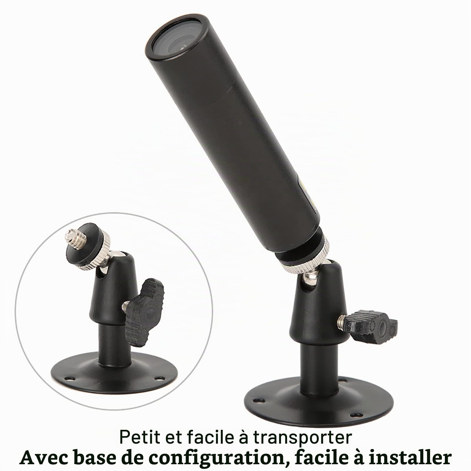 Mini caméra AHD, caméra de surveillance Full HD 1080P, caméra cylindrique filaire en métal étanche IP66, prototype pour réunion