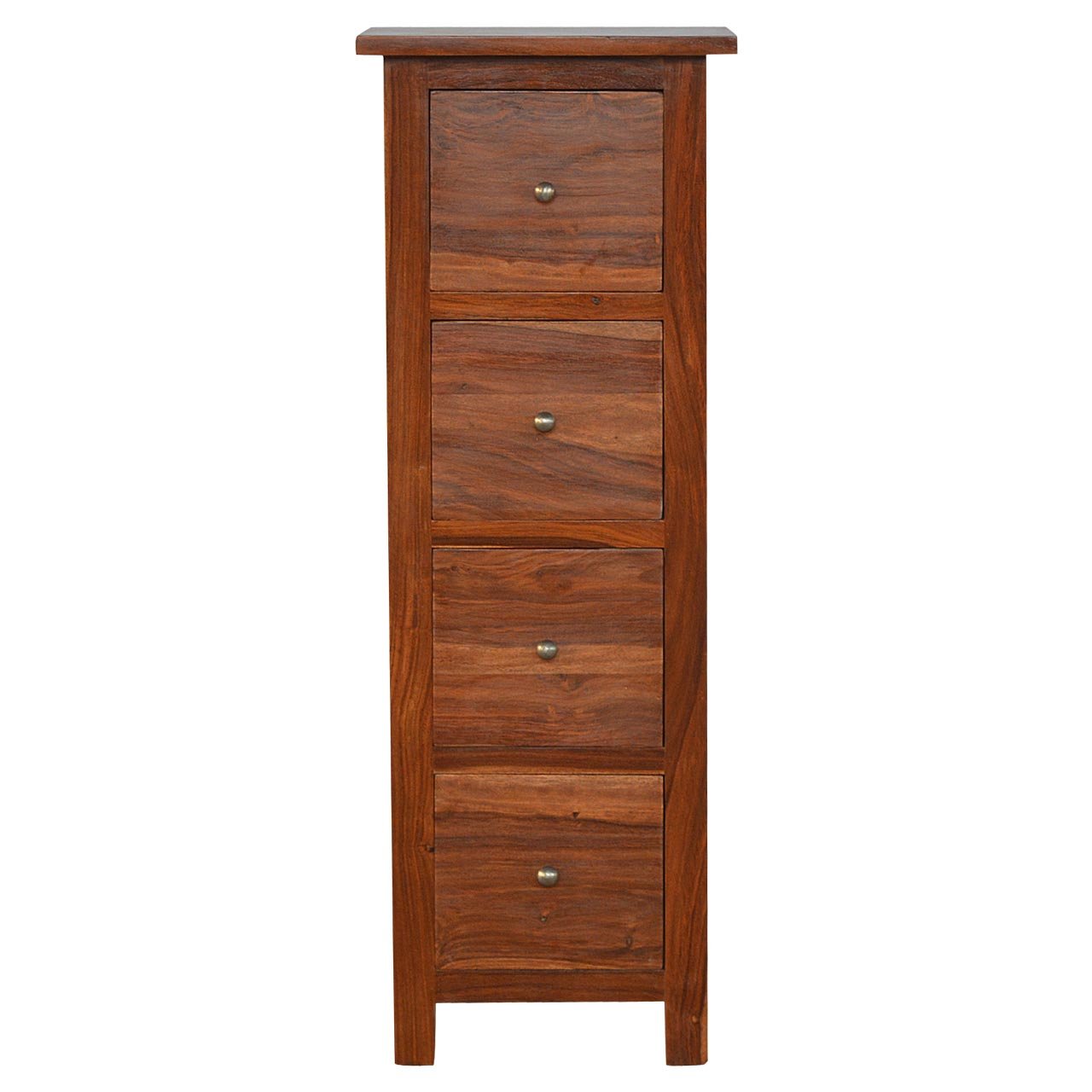 Artisan Furniture Sheesham Wood Tallboy with 4 Drawers Amazon.in