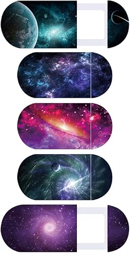 Funda deslizante para cámara de portátil (paquete de 5), funda delgada para cámara web para laptop, escritorio, PC, iPad, iMac, tableta, protege tu