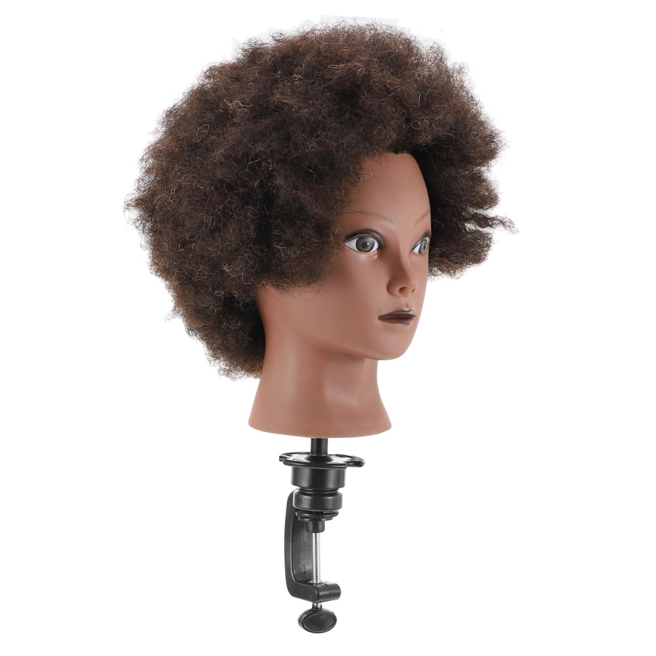 Manichino Testa Africana Stampo Styling Acconciature Parrucchiere Intrecciando Rifinire Pratica Cosmetologia Studenti