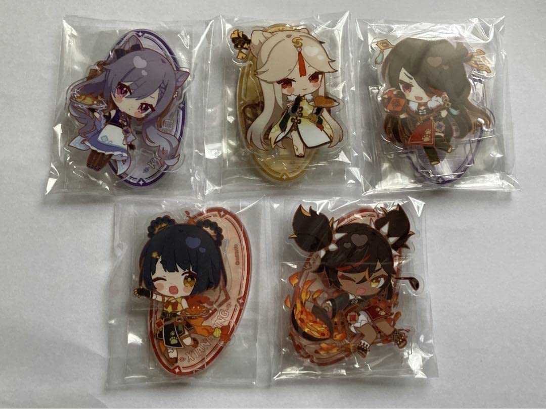 Haragami Suipara Acrylic Stand with Clear Carving Bright Light Hokuto Kabishi Spicy Flame