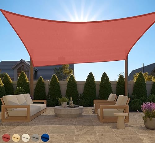 Miniatura 30 de GORILLA GRIP - Toldo parasol resistente, protección UV, resistente a la decoloración, desgarros y óxido, rectangular, con bordes curvos que bloquean