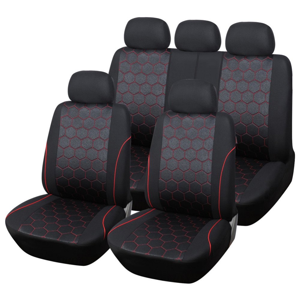 Coverado Car Seat Covers Full Set, Purple Front And Back Automotive Seat Protectors, Universal Leather Auto Cushions Fit For Most Cars, SUVs And Trucks - View #9