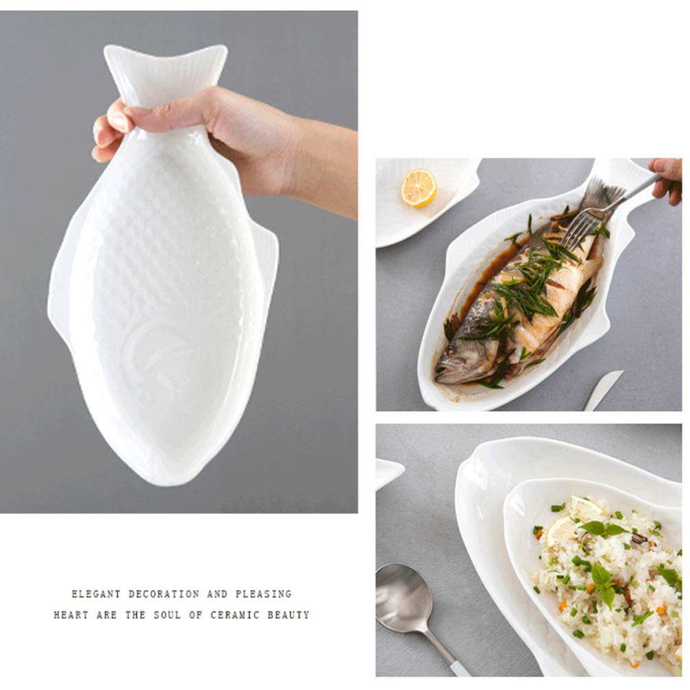 miska na owoce, Talerz ceramiczny z rybą, teksturowana tacka na jedzenie, impreza, sushi, owoce lub ser