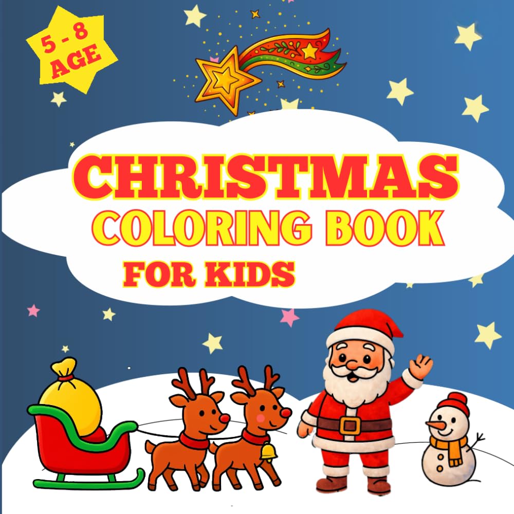 CHRISTMAS: COLORING BOOK FOR KIDS