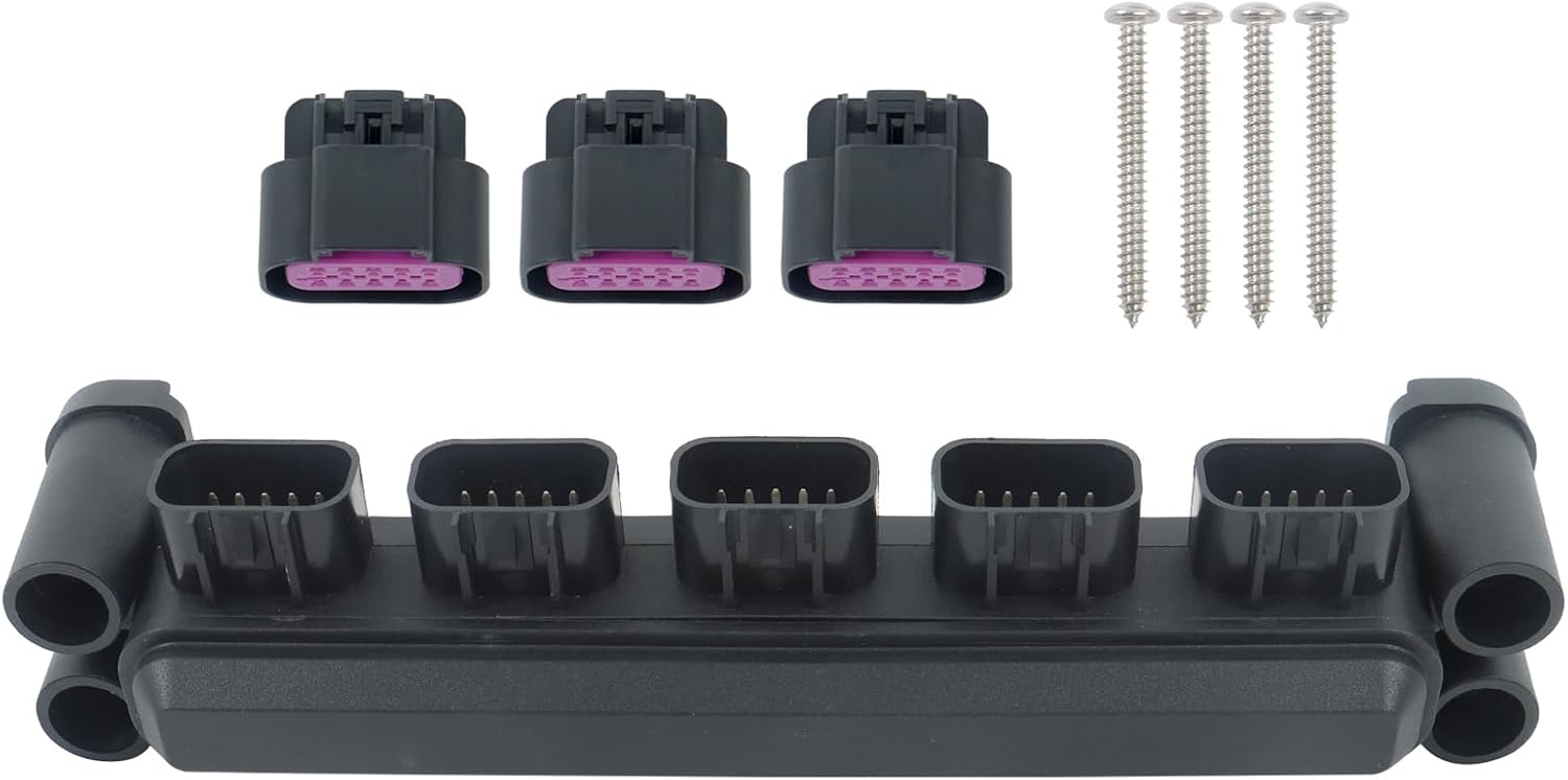 Junction Box Kit ABS Material Replacement for 98-8M0165557 Replacement for Outboard Engine