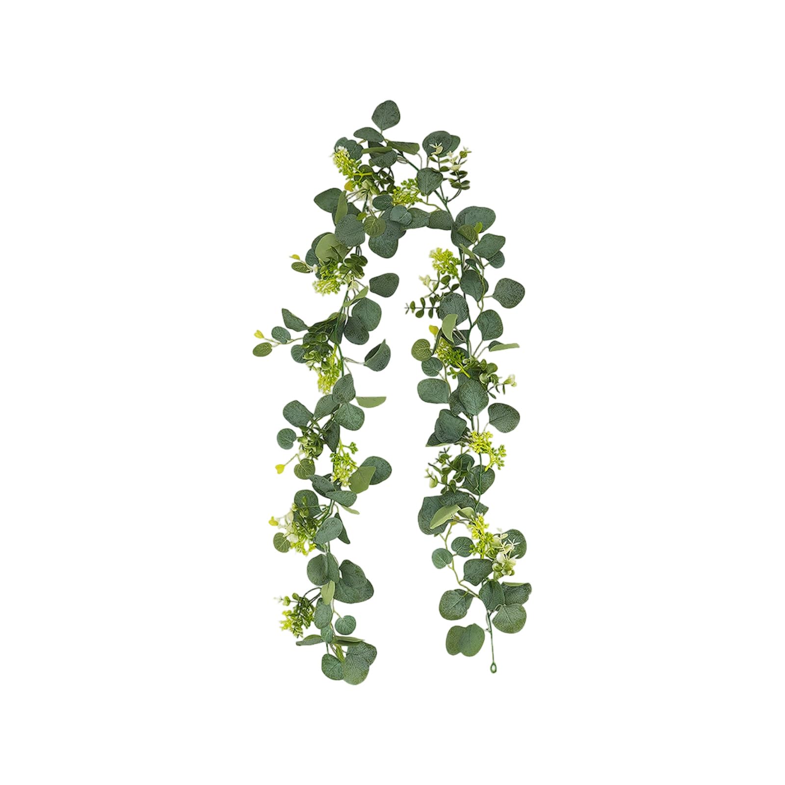 carotoe Faux Green Vine Artificial Flower Bendable Sunproof Artificial Plant Garland for Porch Basket Outdoor Garden Wedding Decoration Wedding Wreath