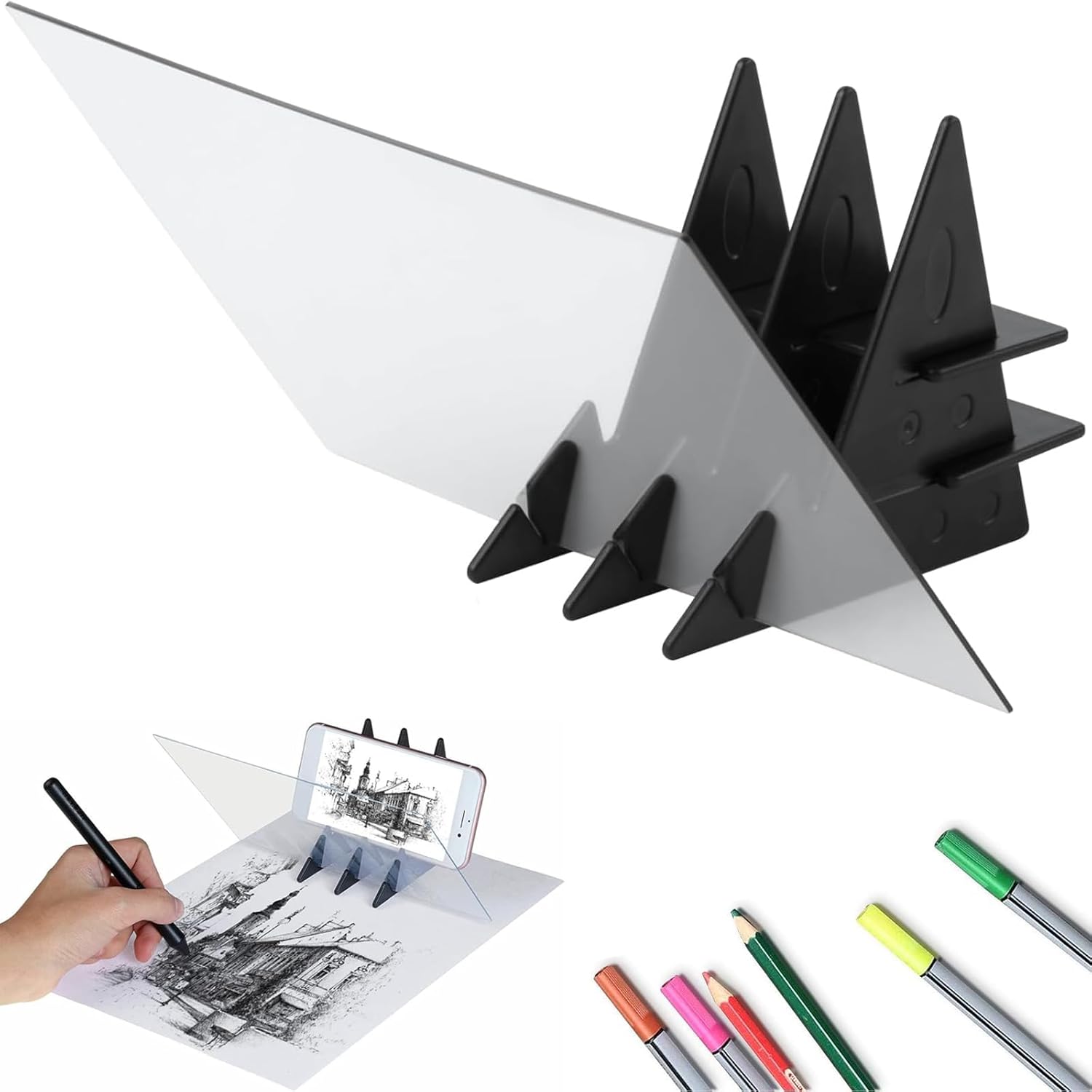 Optical Clear Drawing Board, 1 Piece Portable Drawing Projector