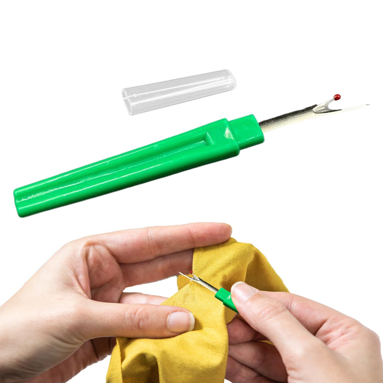 Generico Scucitrici Precisione Antiscivolo 2-in-1 Portatile | Levafili Da Ricamo Scucitore Per Sartoria Ricamo Casa Viaggio Artigianato Principianti Cucito Sarto