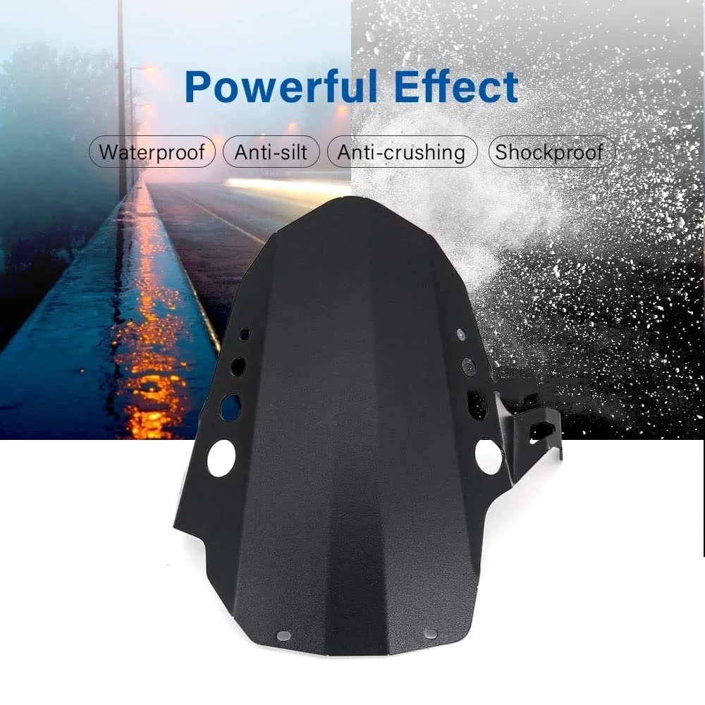 Style Fibre Carbone Garde-boue Arrière Carbone Pour X-ADV 750 & FORZA 750 (2017-2024) - Noir | Protection Maxi Accessoire Honda Xadv 750