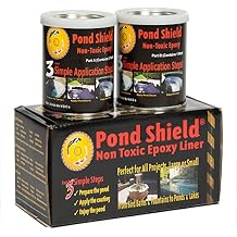 Pond Armor SKU-MGREEN-QT-R Moss Green Pond Shield 1.5 Quart Kit Non-Toxic epoxy Coating