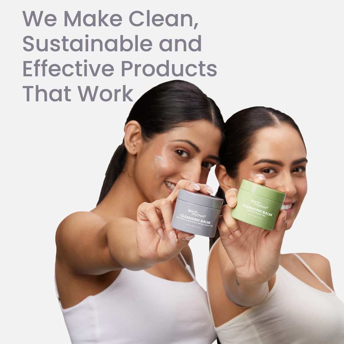 Earth Rhythm Deep Pore Charcoal Cleansing Balm - Removes Makeup in 10 Seconds, Gentle, No Parabens & Sulphates - Image 6 thumbnail