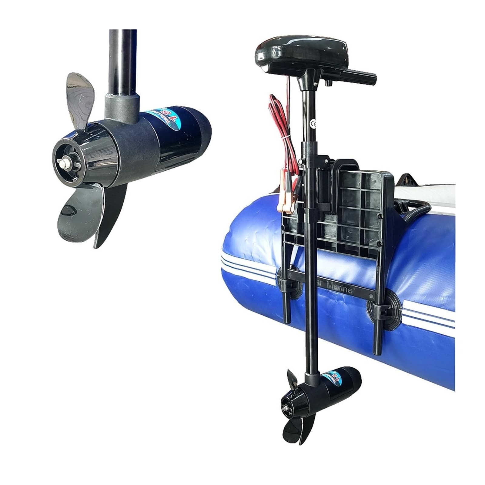 Silnik zaburtowy, 24 V Speed Boat Kayak Motor， Propeller Electric Trolling Motor ，Outboard Outboard Engine