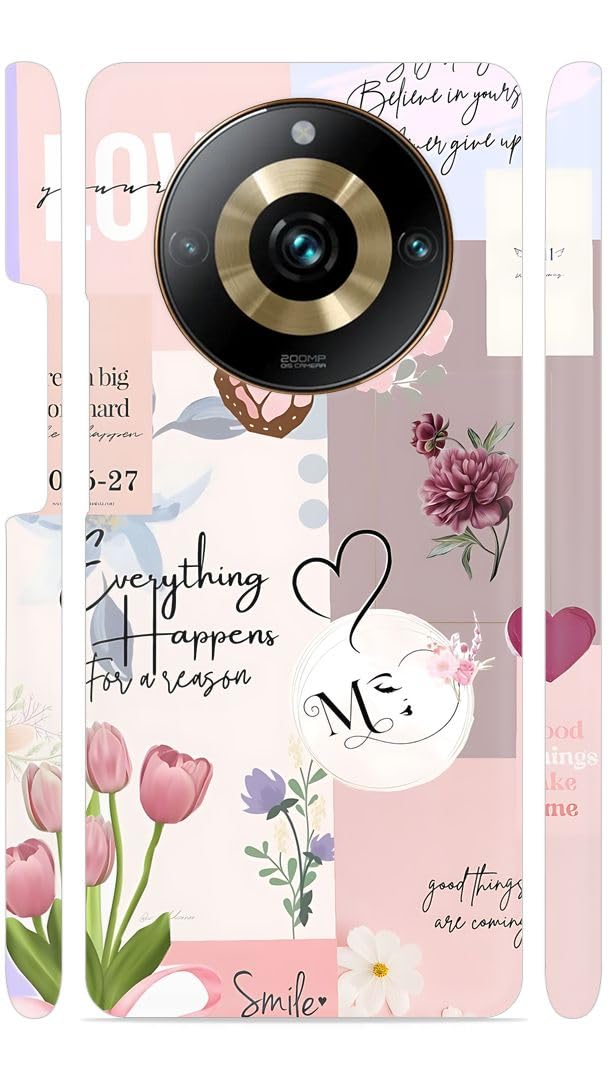 YAPZONE Inspirational Quotes Butterfly Designer Printed Hard Back Cover for Realme 11 Pro 5G Attractive and Uniquely Crafted Smartphone Case