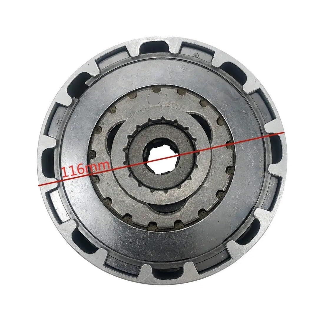 Conjunto de Embrague semiautomático de 17 Dientes, Apto for ATV Q de 50 CC, 90 CC, 110 CC y 125 CC, y Moto de Cross.