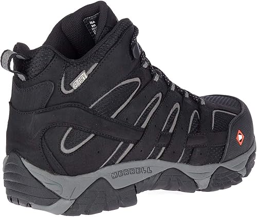 Miniatura 8 de Merrell Puntera compuesta impermeable Moab Vertex Mid para hombre, Negro